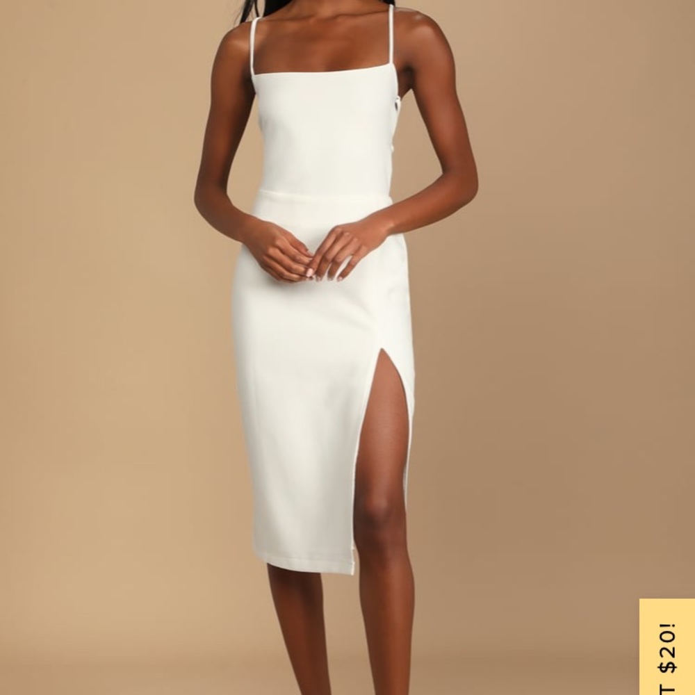White bridal dress